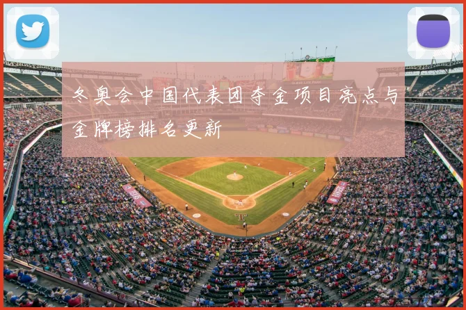 冬奥会中国代表团夺金项目亮点与金牌榜排名更新
